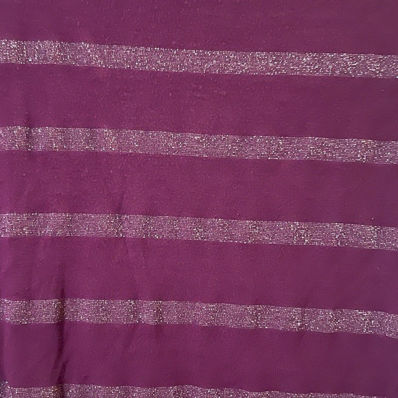 Motherhood Maternity top. Purple and silver. Good condition. Size M. - Picture 2 of 3